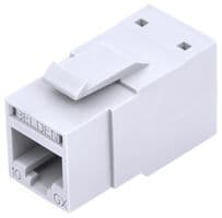 RVAMJKUEW-S1 - BELDEN - RVAMJKUEW-S1 - Modular Connector, RJ45 / RJ11 Jack, 1 x 1 (Port), Cat6a, Panel Mount