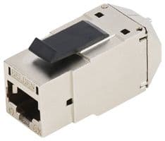 RVAMJKSME-S1 - BELDEN - RVAMJKSME-S1 - Modular Connector, RJ45 / RJ11 Jack, 1 x 1 (Port), Cat6a, Panel Mount