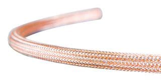 173-02001 HEGEMIP-HY20-PET/SNCU-OG/SR - HELLERMANNTYTON - 173-02001 HEGEMIP-HY20-PET/SNCU-OG/SR - Sleeving, Braided, PE (Polyester) / Tin Plated Copper, Orange, Silver, 50 m, 164 ft