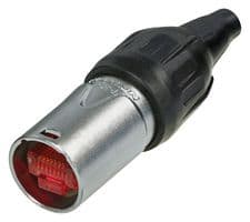 NE8MX-TOP - NEUTRIK - NE8MX-TOP - Modular Connector, RJ45 Plug, 1 x 1 (Port), 8P8C, Cat6, IP65, Cable Mount