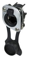 NE8FDV-TOP - NEUTRIK - NE8FDV-TOP - Modular Connector, RJ45 Jack, 1 x 1 (Port), 8P8C, Cat5e, IP65, Panel Mount