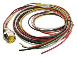 130013-0426 - MOLEX - 130013-0426 - Sensor Cable, BRAD Mini-Change, Mini-Change Receptacle, Free End, 5 Positions, 2 m, 6.6 ft