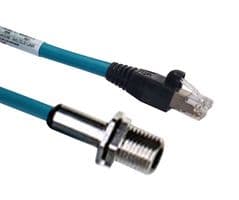 130054-0021 - MOLEX - 130054-0021 - Sensor Cable, BRAD, Ultra-Lock Plug, RJ45 Plug, 4 Positions, 2 m, 6.6 ft, Ultra-Lock 130054 Series