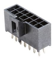 105310-1214 - MOLEX - 105310-1214 - Pin Header, Wire-to-Board, 2.5 mm, 2 Rows, 14 Contacts, Through Hole Straight