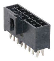 105310-1216 - MOLEX - 105310-1216 - Pin Header, Wire-to-Board, 2.5 mm, 2 Rows, 16 Contacts, Through Hole Straight