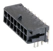 43045-1422 - MOLEX - 43045-1422 - Pin Header, Wire-to-Board, 3 mm, 2 Rows, 14 Contacts, Through Hole Right Angle