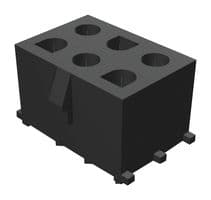 10-84-5061 - MOLEX - 10-84-5061 - Pin Header, Wire-to-Board, 6.35 mm, 3 Rows, 6 Contacts, Through Hole Straight, MLX 42002 Series
