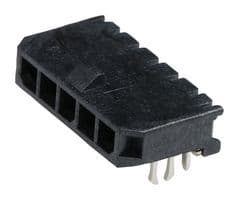 43650-0504 - MOLEX - 43650-0504 - Pin Header, Wire-to-Board, 3 mm, 1 Rows, 5 Contacts, Through Hole Right Angle