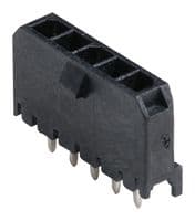 43650-0527 - MOLEX - 43650-0527 - Pin Header, Wire-to-Board, 3 mm, 1 Rows, 5 Contacts, Through Hole Straight