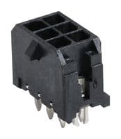 43045-0626 - MOLEX - 43045-0626 - Pin Header, Wire-to-Board, 3 mm, 2 Rows, 6 Contacts, Through Hole Straight