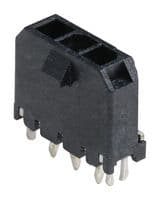 43650-0320 - MOLEX - 43650-0320 - Pin Header, Wire-to-Board, 3 mm, 1 Rows, 3 Contacts, Through Hole Straight