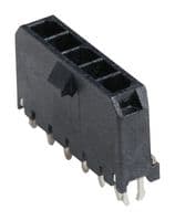 43650-0518 - MOLEX - 43650-0518 - Pin Header, Wire-to-Board, 3 mm, 1 Rows, 5 Contacts, Through Hole Straight