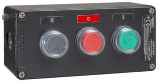 XAWF310EX - SCHNEIDER ELECTRIC - XAWF310EX - Control Station, DPST-NO, SPST-NC, 3 Position, IEC, IP65, Metal, Harmony XAW Series