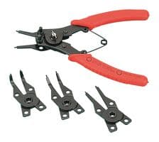 8PK-249 - DURATOOL - 8PK-249 - Plier Set, Snap Ring, Circlip, 180°/90°/45° x 3