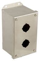 9001KYSS2 - SCHNEIDER ELECTRIC - 9001KYSS2 - Control Station Enclosure, 30mm, Steel, 2 Holes, 30 mm, Grey, 197.1 mm, 92 mm