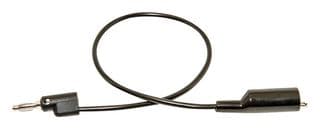 BU-P1166-48-0. - MUELLER ELECTRIC - BU-P1166-48-0. - Alligator Clip to Banana Plug Test Lead, Alligator Clip, 4mm Stackable Banana Plug, 47 ", 1.2 m