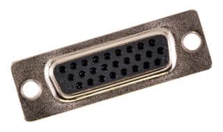 173113-0061 - 173113-0061 - D Sub Connector, High Density, Receptacle, 173113 Series, 26 Contacts, DA, Solder