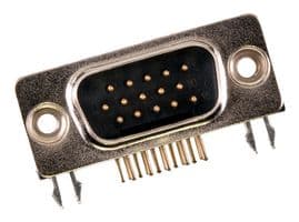 173113-0182 - 173113-0182 - D Sub Connector, High Density, Plug, 173113 Series, 15 Contacts, DE, Solder