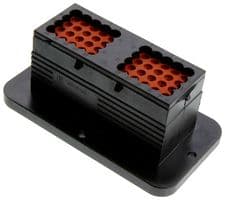 DRC12-40PA - DEUTSCH - TE CONNECTIVITY - DRC12-40PA - Automotive Connector Housing, DRC, Receptacle, 40 Ways, AMP DRC Series Size 16 Pin Contacts