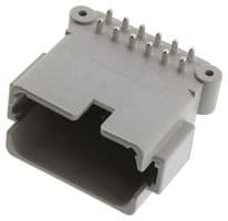 DTF13-12PA - DEUTSCH - TE CONNECTIVITY - DTF13-12PA - Automotive Connector, DTF Series, Right Angle Receptacle, 12 Contacts, PCB Pin