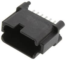 DTF15-12PB - DEUTSCH - TE CONNECTIVITY - DTF15-12PB - Automotive Connector, DTF Series, Straight Receptacle, 12 Contacts, PCB Pin