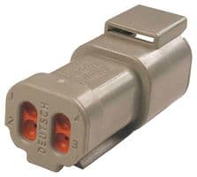 DTM04-4P-E003. - DEUTSCH - TE CONNECTIVITY - DTM04-4P-E003. - Automotive Connector Housing, DTM, Receptacle, 4 Ways, AMP DTM Series Size 20 Pin Contacts