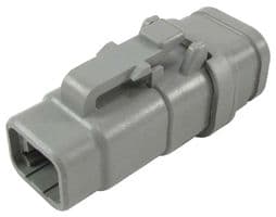 DTM06-4S-E007 - DEUTSCH - TE CONNECTIVITY - DTM06-4S-E007 - Automotive Connector Housing, DTM, Plug, 4 Ways, AMP DTM Series Size 20 Socket Contacts