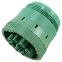HD16-9-1939S-P080 - DEUTSCH - TE CONNECTIVITY - HD16-9-1939S-P080 - Automotive Connector Housing, HD10, Plug, 9 Ways, AMP HD10 Series Size 16 Socket Contacts