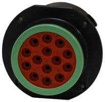 HDP24-18-14PN - DEUTSCH - TE CONNECTIVITY - HDP24-18-14PN - Automotive Connector Housing, HDP20 Series, Receptacle, 14 Ways