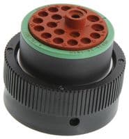 HDP26-24-18SN - DEUTSCH - TE CONNECTIVITY - HDP26-24-18SN - Automotive Connector Housing, HDP20 Series, Plug, 18 Ways
