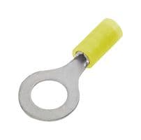 19073-0231 - MOLEX - 19073-0231 - Ring Tongue Terminal, M6, 1/4", 10 AWG, 6 mm², Avikrimp 19073 Series, Yellow