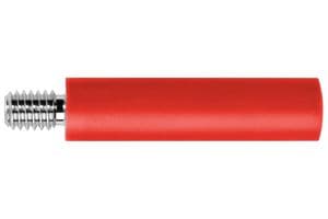 BU 2244 S NI / RT - SCHUTZINGER - BU 2244 S NI / RT - Banana Test Connector, Jack, Panel Mount, 32 A, 1 kV, Nickel Plated Contacts, Red