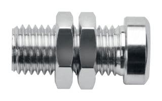 BU 405 NI - SCHUTZINGER - BU 405 NI - Banana Test Connector, Jack, Panel Mount, 32 A, 70 VDC, Nickel Plated Contacts