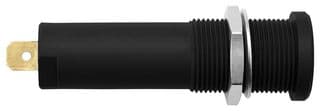 HSEB 3125 L AU / SW - SCHUTZINGER - HSEB 3125 L AU / SW - Banana Test Connector, Jack, Panel Mount, 16 A, 1 kV, Gold Plated Contacts, Black