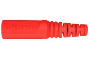 KU 92 L NI / RT - SCHUTZINGER - KU 92 L NI / RT - Banana Test Connector, Jack, Cable Mount, 10 A, 70 VDC, Nickel Plated Contacts, Red