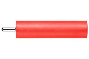 LB 4-1.5 S NI / 5 / RT - SCHUTZINGER - LB 4-1.5 S NI / 5 / RT - Banana Test Connector, Jack, Cable Mount, 20 A, 1 kV, Nickel Plated Contacts, Red