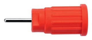 SEPB 6449 NI / RT - SCHUTZINGER - SEPB 6449 NI / RT - Banana Test Connector, Jack, Panel Mount, 24 A, 1 kV, Nickel Plated Contacts, Red