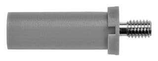 SFK 8465 NI / M4 / 7 / GR - SCHUTZINGER - SFK 8465 NI / M4 / 7 / GR - Banana Test Connector, Plug, Cable Mount, 32 A, 600 V, Nickel Plated Contacts, Grey