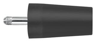 SURB 2112 NI / SW - SCHUTZINGER - SURB 2112 NI / SW - Banana Test Connector, Plug, Cable Mount, 32 A, 1 kV, Nickel Plated Contacts, Black