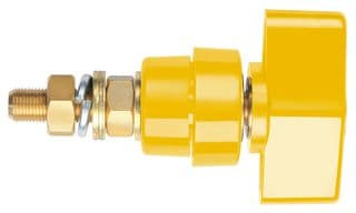 POL 102 / GE - SCHUTZINGER - POL 102 / GE - Binding Post, 100 A, 1 kV, Panel Mount, Yellow