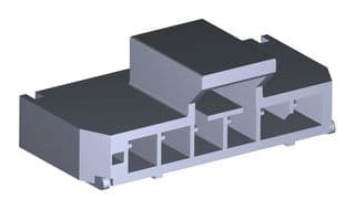 105430-1106 - MOLEX - 105430-1106 - Pin Header, Wire-to-Board, 2.5 mm, 1 Rows, 6 Contacts, Surface Mount Right Angle