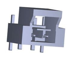 105431-1102 - MOLEX - 105431-1102 - Pin Header, Wire-to-Board, 2.5 mm, 1 Rows, 2 Contacts, Surface Mount Straight
