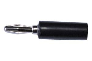 BU-00243-0 - MUELLER ELECTRIC - BU-00243-0 - Banana Test Connector, Plug, Cable Mount, 15 A, Nickel Plated Contacts, Black