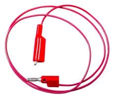 BU-2030-A-36-2 - MUELLER ELECTRIC - BU-2030-A-36-2 - Alligator Clip to Banana Plug Test Lead, Alligator Clip, 4mm Stackable Banana Plug, 36 ", 914 mm