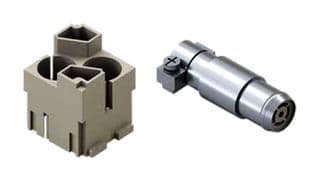 CX02BMCX01BM - ILME - CX02BMCX01BM - Heavy Duty Connector, MIXO, Insert, 2 Contacts, Plug, Crimp Pin - Contacts Not Supplied