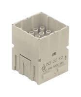 CX20CM - ILME - CX20CM - Heavy Duty Connector, MIXO, Insert, 20 Contacts, Plug, Crimp Pin - Contacts Not Supplied