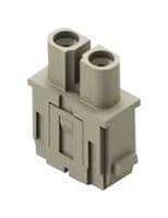 CX024AF - ILME - CX024AF - Heavy Duty Connector, MIXO, Insert, 2 Contacts, Receptacle, Screw Socket