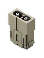 CX024AM - ILME - CX024AM - Heavy Duty Connector, MIXO, Insert, 2 Contacts, Plug, Screw Pin
