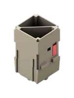CX02GM - ILME - CX02GM - Heavy Duty Connector, MIXO, Insert, 2 Contacts, Plug, Crimp Pin - Contacts Not Supplied
