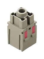 CX01YF - ILME - CX01YF - Heavy Duty Connector, MIXO, Insert, 1 Contact, Receptacle, Crimp Socket - Contacts Not Supplied